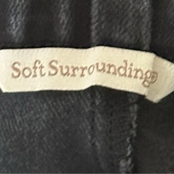 Soft Surroundings Pull On Pants 2X Charcoal dark Gray denim - Picture 6 of 8
